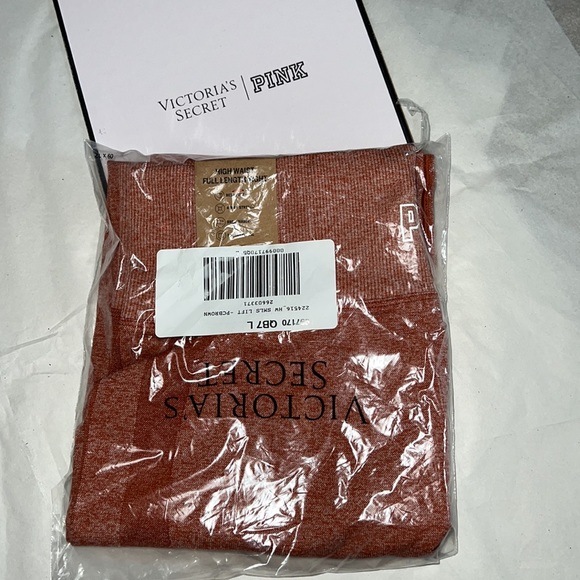 (L) Victoria’s Secret PINK SEAMLESS HIGH-WAIST FULL LENGTH WORKOUT TIGHT - Picture 5 of 7